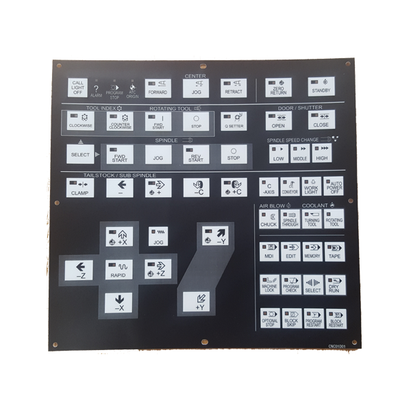 HS1013-2 Control Panel Hitachi Seiki CNC Keypad Membrane 