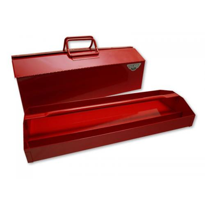 21" Red Pent Roof Toolbox